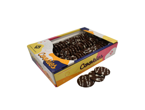 Glazed decorated sugar biscuits Figured